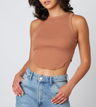 Load image into Gallery viewer, Ribbed Halter Racerback Tank
