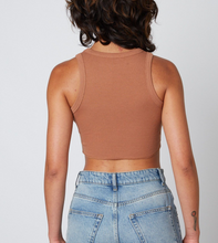 Load image into Gallery viewer, Ribbed Halter Racerback Tank