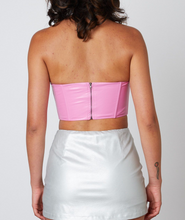 Load image into Gallery viewer, Strapless Corset Crop Top