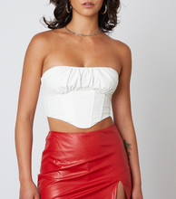 Load image into Gallery viewer, Strapless Corset Crop Top