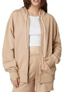 Boyfriend Zip Up Hoodie