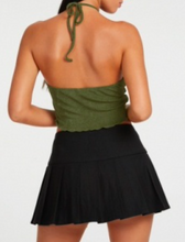 Load image into Gallery viewer, Halter Ruched Slinky Top