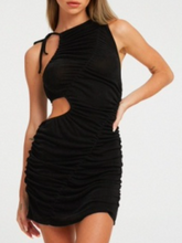 Load image into Gallery viewer, Sleeveless Cut Out Mini Dress