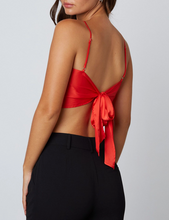 Load image into Gallery viewer, Tie Back Bandana Style Crop Top
