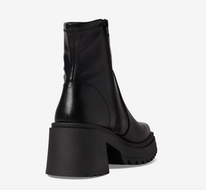 Round Toe Sock Like Ankle Bootie