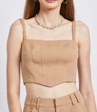 Load image into Gallery viewer, Sleeveless Corset Style Crop Top