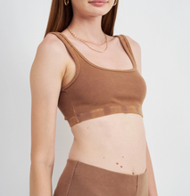 Load image into Gallery viewer, Sleeveless Ribbed Crop Top