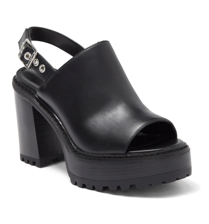 Slingback Chunky Block Heel