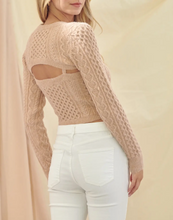 Load image into Gallery viewer, Knit Tank With Peekaboo Sweater