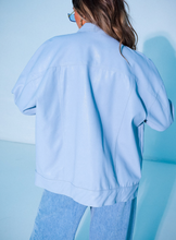 Load image into Gallery viewer, Oversized Faux Leather Jacket
