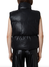 Load image into Gallery viewer, Vegan Leather Puffer Vest
