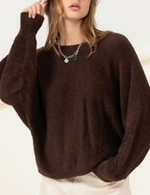 Load image into Gallery viewer, Batwing Sleeve Relaxed Fit Sweater