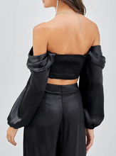 Load image into Gallery viewer, Off Shoulder Drape Sleeve Top