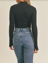 Load image into Gallery viewer, Long Sleeve Mock Neck Top
