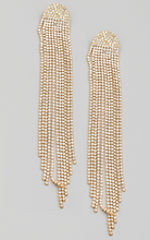 Load image into Gallery viewer, Rhinestone Fringe Fashion Earrings