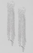 Load image into Gallery viewer, Rhinestone Fringe Fashion Earrings