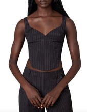 Load image into Gallery viewer, Heart Neck Corset Style Top