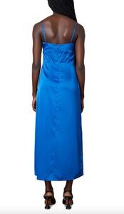 Sleeveless High Slit Midi Dress