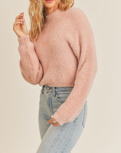 Long Sleeve Mock Neck Sweater