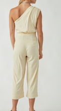 Load image into Gallery viewer, One Shoulder High Waisted Jumpsuit