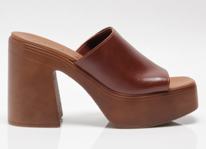 Slip On Sculpted Platform Heel