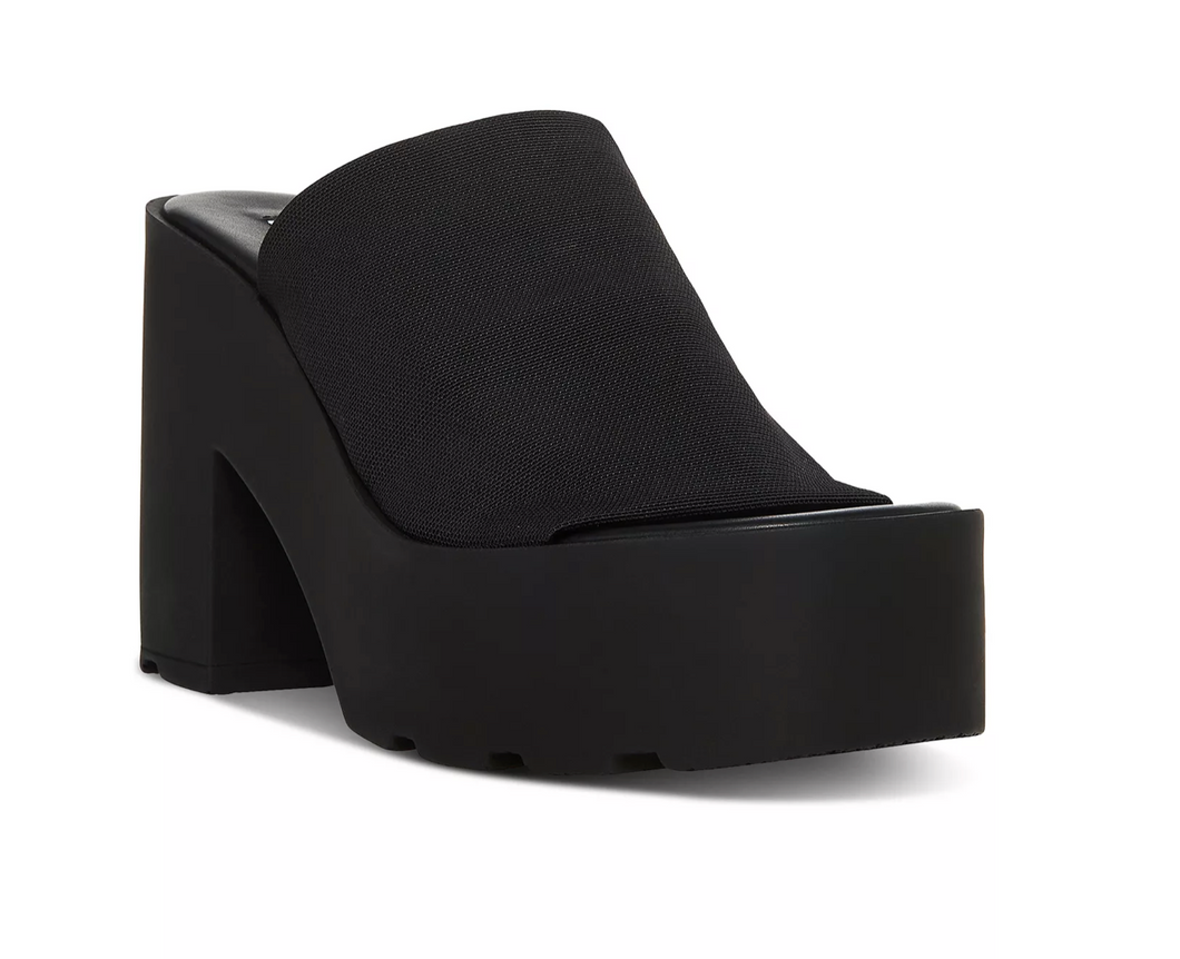 Slip On Platform Block Heel