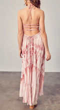 Load image into Gallery viewer, Tie Dye Halter Maxi Dress