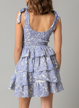 Load image into Gallery viewer, Smocked Bodice Layered Ruffle Mini Dress
