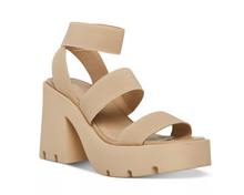 Load image into Gallery viewer, Round Toe Strappy Lug Platform Sandals