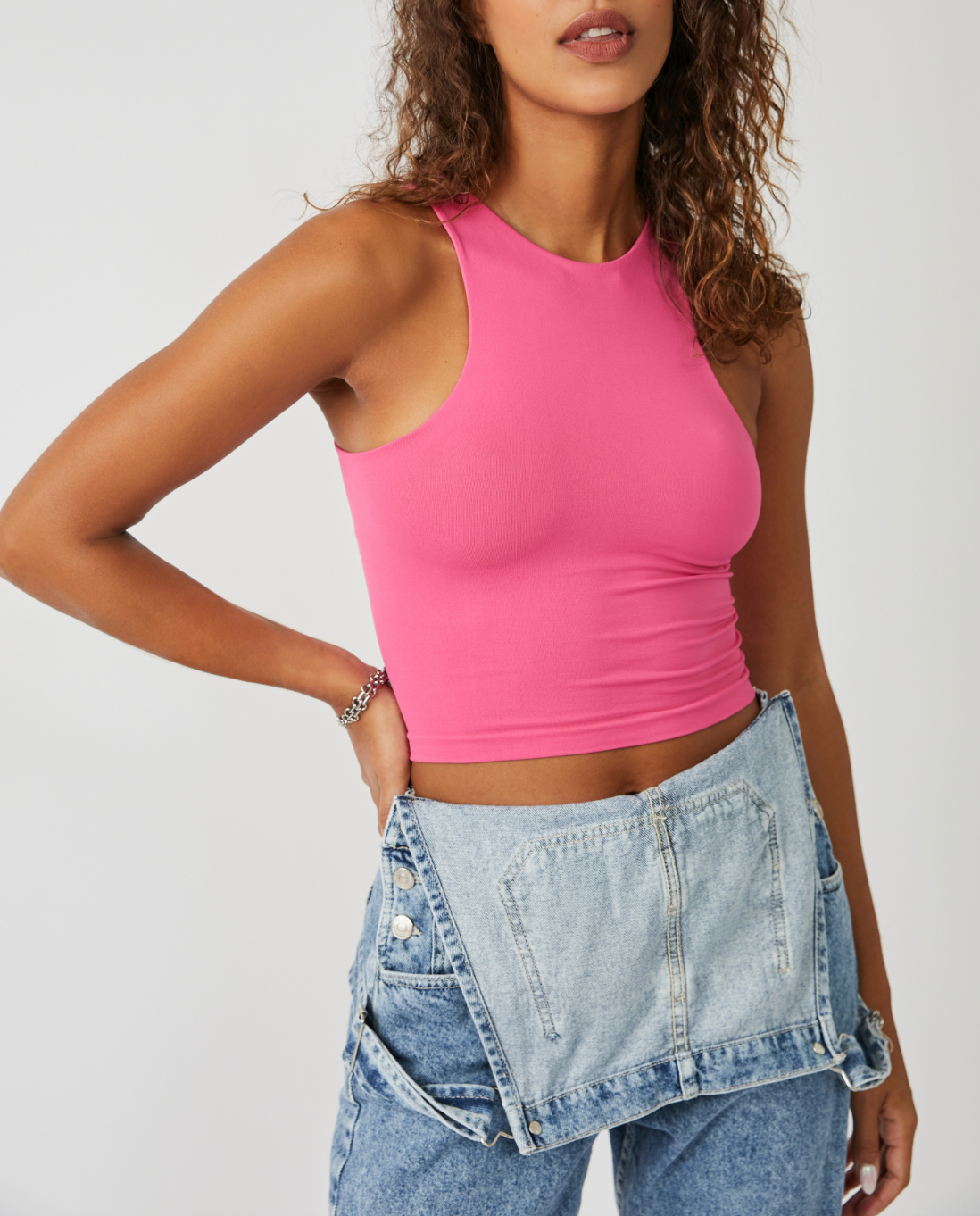 Ribbed Ruched Drawstring Cami Crop Top – shop hey chick