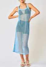 Load image into Gallery viewer, Sleeveless Mesh Maxi Dress