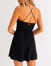 Load image into Gallery viewer, Sleeveless Cross Front Mini Dress