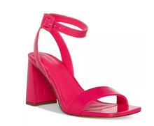 Load image into Gallery viewer, Patent Square Toe Ankle Strap Sandal