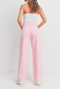 High Rise Wide Straight Leg Jeans