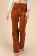 Load image into Gallery viewer, Stretch Corduroy 2 Pocket High Waist Flare Pants