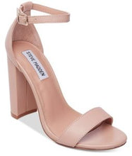 Load image into Gallery viewer, Leather Strapped Open Toe Ankle Strap Block Heels