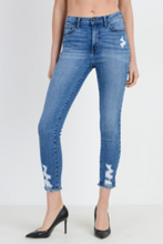Load image into Gallery viewer, Washed Distressed Fray High Waist Jeans