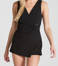 Load image into Gallery viewer, V Neck Buckle Wrap Romper