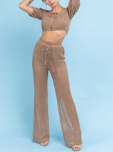 Load image into Gallery viewer, Crochet Bell Bottom Beach Pants