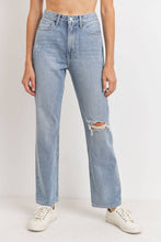 Load image into Gallery viewer, High Rise Straight Leg Jeans