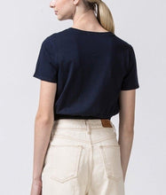 Load image into Gallery viewer, Short Sleeve Elastic Waist Band Cropped T Shirt