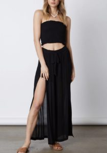 Smocked Stripe Bandeau