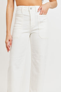 Denim Utility Wide Leg Jean