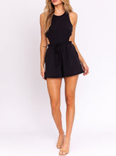 Load image into Gallery viewer, Rib Sleeveless Cut Out Romper