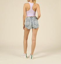 Load image into Gallery viewer, Hacci Racer Back Rib Crop Top