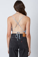Load image into Gallery viewer, Paisley Tie Back Crop Top