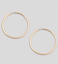 Load image into Gallery viewer, Infinity Circle Hoop Earrings