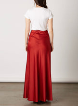 Load image into Gallery viewer, Satin Slit Maxi Skirt