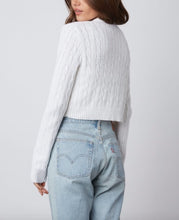 Load image into Gallery viewer, Cable Knit Spaghetti Strap Crop Top