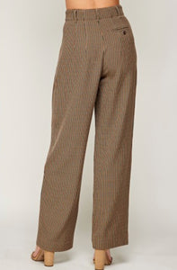 Houndstooth Pleat Pant